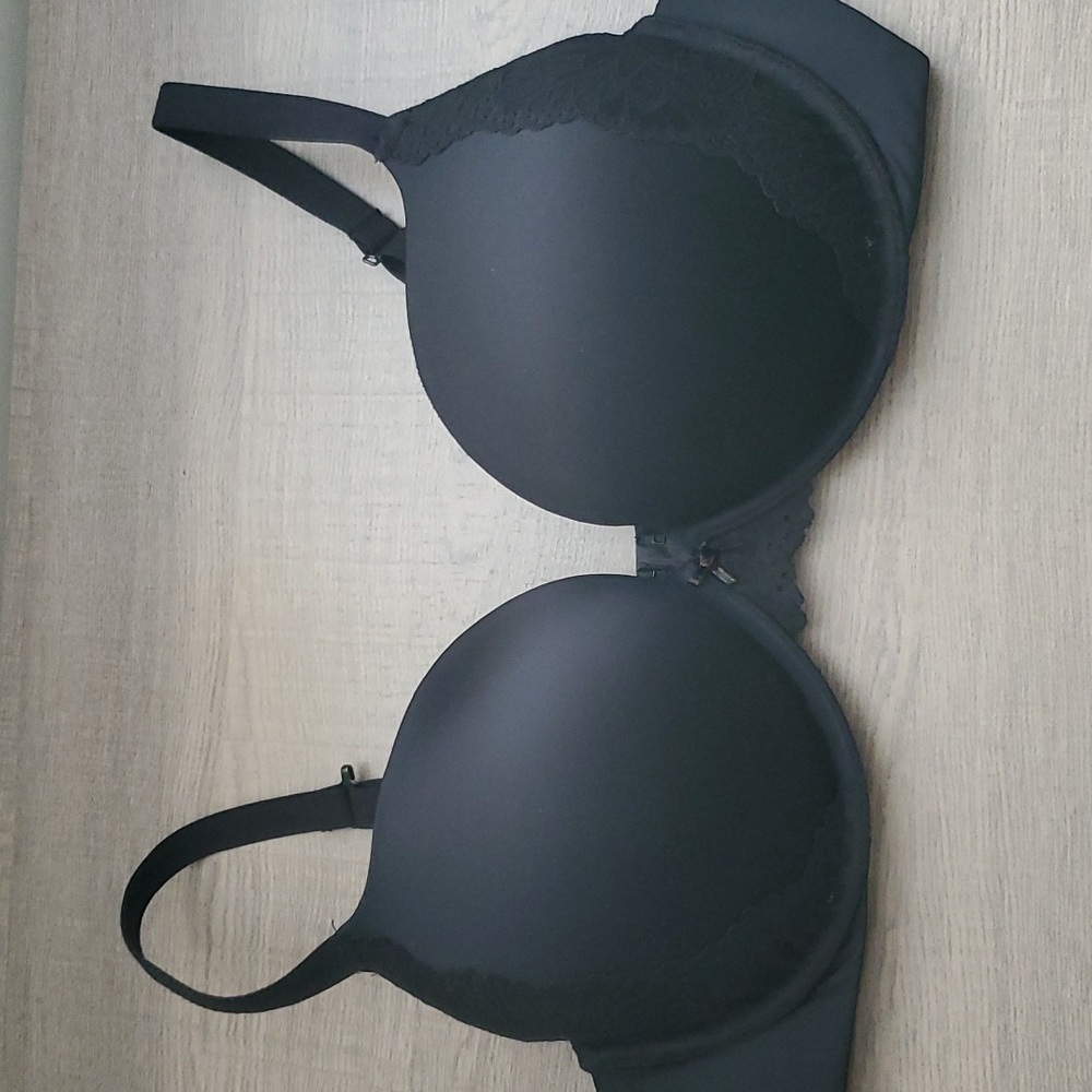 Auden Plunge Push Up Bra Black Size 40C